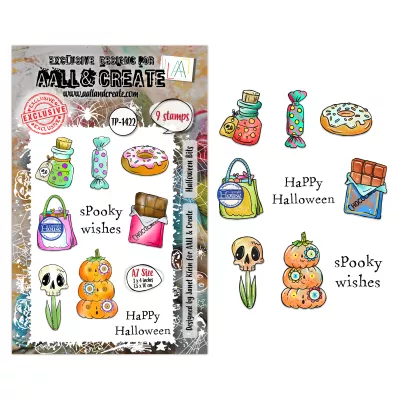 Tampon Clear - 1422 - Halloween Bits - AALL and Create