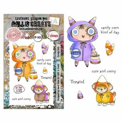 Tampon Clear - 1425 - Corny Cute - AALL and Create