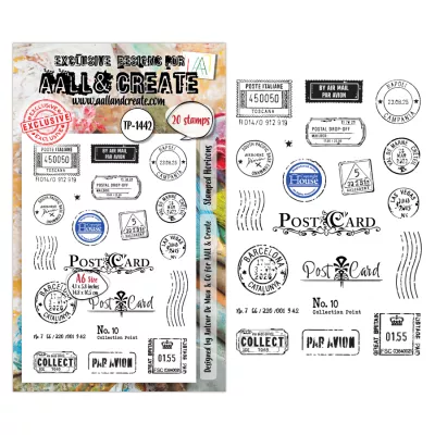 Tampon Clear - 1442 - Stamped Horizons - AALL and Create