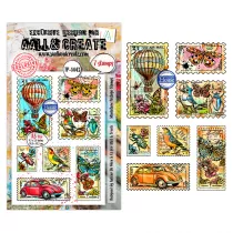 Tampon Clear - 1443 - Miniature Postage Stamps - AALL and Create