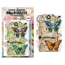 Tampon Clear - 1448 - Chrono-Stamped Tag - AALL and Create