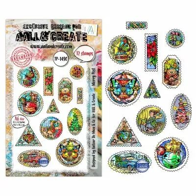 Tampon Clear - 1490 - Merry Post - AALL and Create