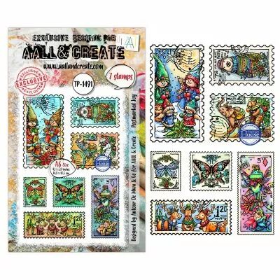 Tampon Clear - 1491 - Postmarked Joy - AALL and Create