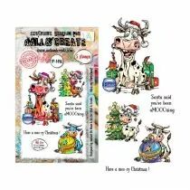 Tampon Clear - 1496 - moo-ry christmas