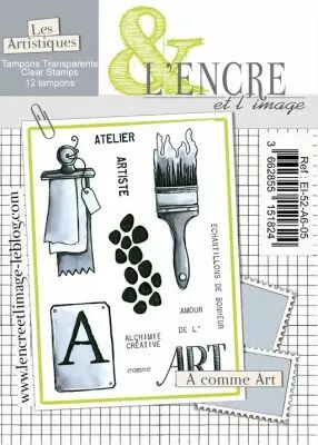 Tampon clear - A comme Art - L\'Encre et l\'Image