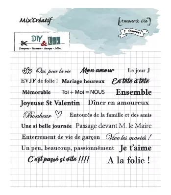 Tampon clear : Amour et cie