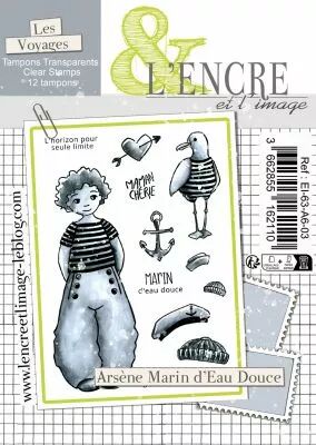 Tampon clear - Ars�ne Marin d\'Eau Douce - L\'Encre et l\'Image
