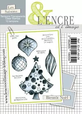 Tampon clear - Bient�t No�l - L\'Encre et l\'Image
