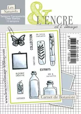 Tampon clear - Carnet de Botaniste - L\'Encre et l\'Image