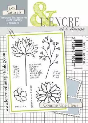 Tampon clear - Comme une Fleur - L\'Encre et l\'Image