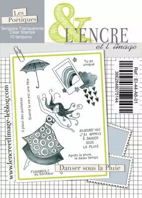 Tampon clear - Danser sous la Pluie - lencreetlimage