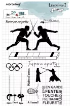 Tampon clear : Escrime - DIY and Cie