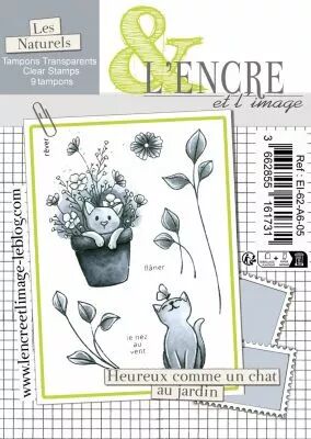 Tampon clear - Heureux comme un Chat au Jardin
