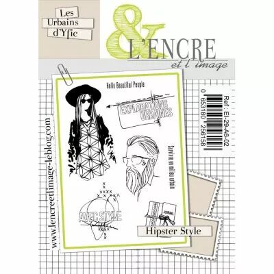 Tampon clear - Hipster style - L\'Encre et l\'Image