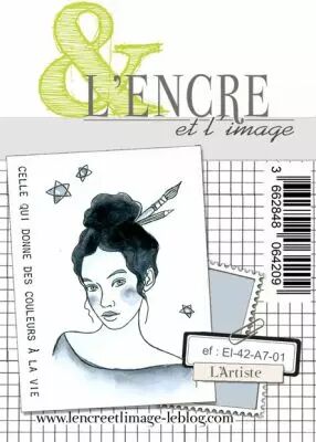 Tampon clear - L\'Artiste - L\'Encre et l\'Image