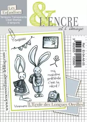 Tampon clear - L\'Ecole des Longues Oreilles - L\'Encre et l\'Image