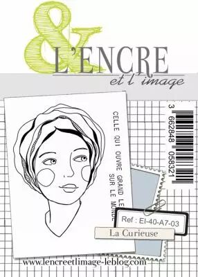 Tampon clear - La Curieuse - L\'Encre et l\'Image