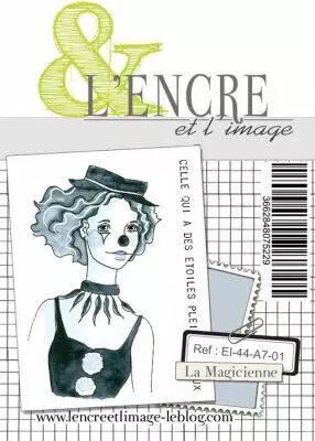 Tampon clear - La Magicienne - L\'Encre et l\'Image