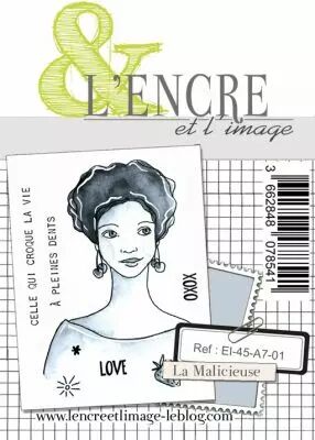 Tampon clear : La Malicieuse - L\'Encre et l\'Image