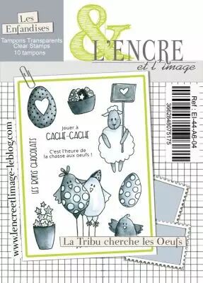 Tampon clear - La Tribu cherche les Oeufs - L\'Encre et l\'Image