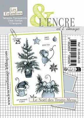 Tampon clear - Le No�l des Trotte-Menu - L\'Encre et l\'Image