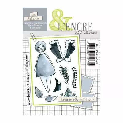 Tampon clear - L�onie r�ve d\'hiver - L\'Encre et l\'Image
