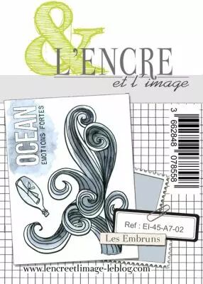 Tampon clear : Les Embruns - L\'Encre et l\'Image