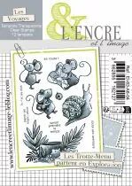 Tampon clear - Les Trotte-Menu partent en Exploration - L\'Encre et l\'Image