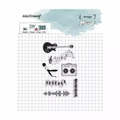 Tampon clear : Musique ! - DIY and Cie