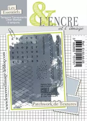 Tampon clear - Patchwork de Textures - L\'Encre et l\'Image