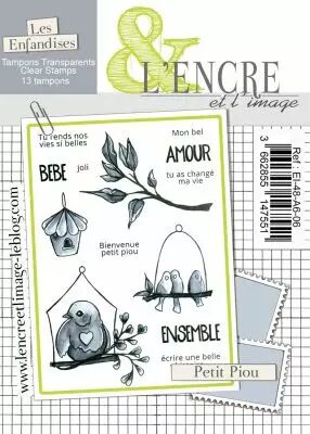 Tampon clear - Petit Piou - L\'Encre et l\'Image