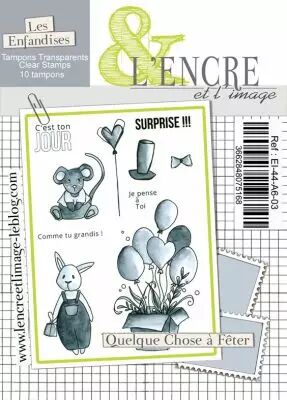 Tampon clear - Quelque chose � F�ter - L\'Encre et l\'Image