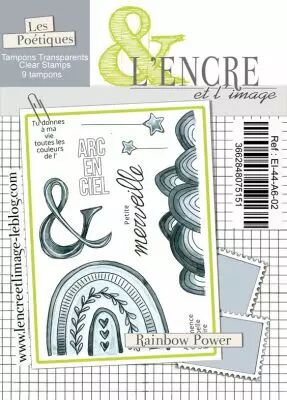 Tampon clear - Rainbow Power - L\'Encre et l\'Image