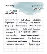 Tampon clear : Rentr&eacute;e et cie - DIY and Cie