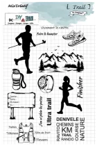 Tampon clear : Trail - DIY and Cie