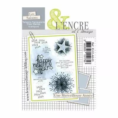 Tampon clear - une merveilleuse ann�e - L\'Encre et l\'Image