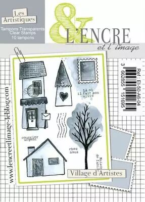 Tampon clear - Village d\'Artistes - L\'Encre et l\'Image