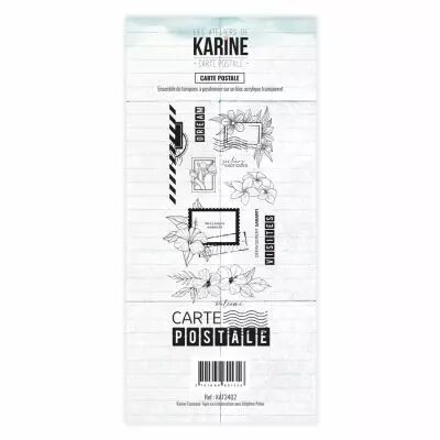 Tampon clear Carte Postale Carte Postale - Les Ateliers de Karine