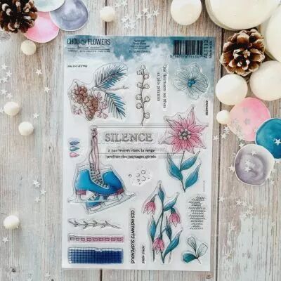 TAMPON CLEAR FLEURS D\'HIVER