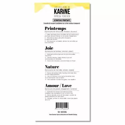 Tampon clear Mimosa Forever D�finitions Printemps - Les Ateliers de Karine