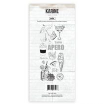 Tampon clear Sable d\'or Apéro - Les Ateliers de Karine