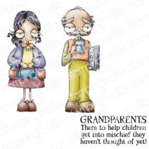 Tampon monté sur mousse oddball grandparents
