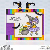 tampon monté sur mousse Tiny Townie Wanda the Witch & Her Cauldron