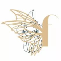 Tampon non monté - chat sorcière