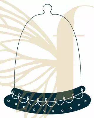Tampon non mont� - cloche de verre
