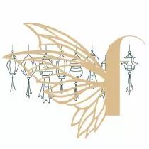 Tampon non mont&eacute; - lanternes