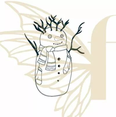 TAMPON NON MONTE BONHOMME DE NEIGE