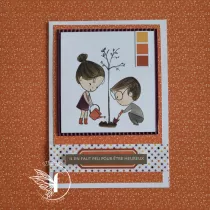 TAMPON NON MONTE COUPLE PLANTANT UN ARBRE