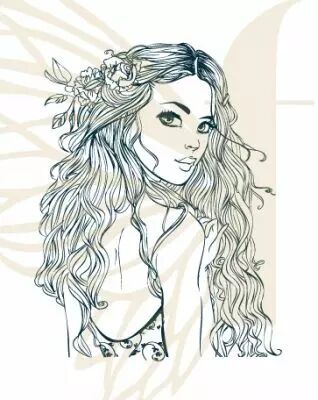 TAMPON NON MONTE DEMOISELLE A LA TRESSE