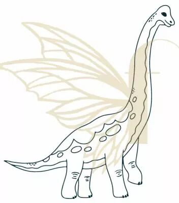 TAMPON NON MONTE DINOSAURE BRACHIOSAURUS